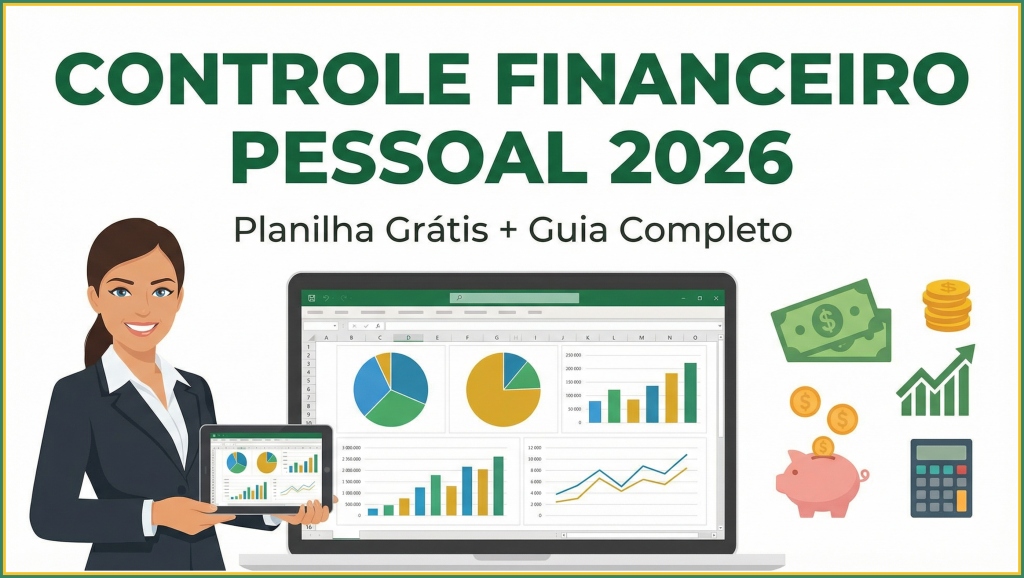 thumbnail controle financeiro 2026