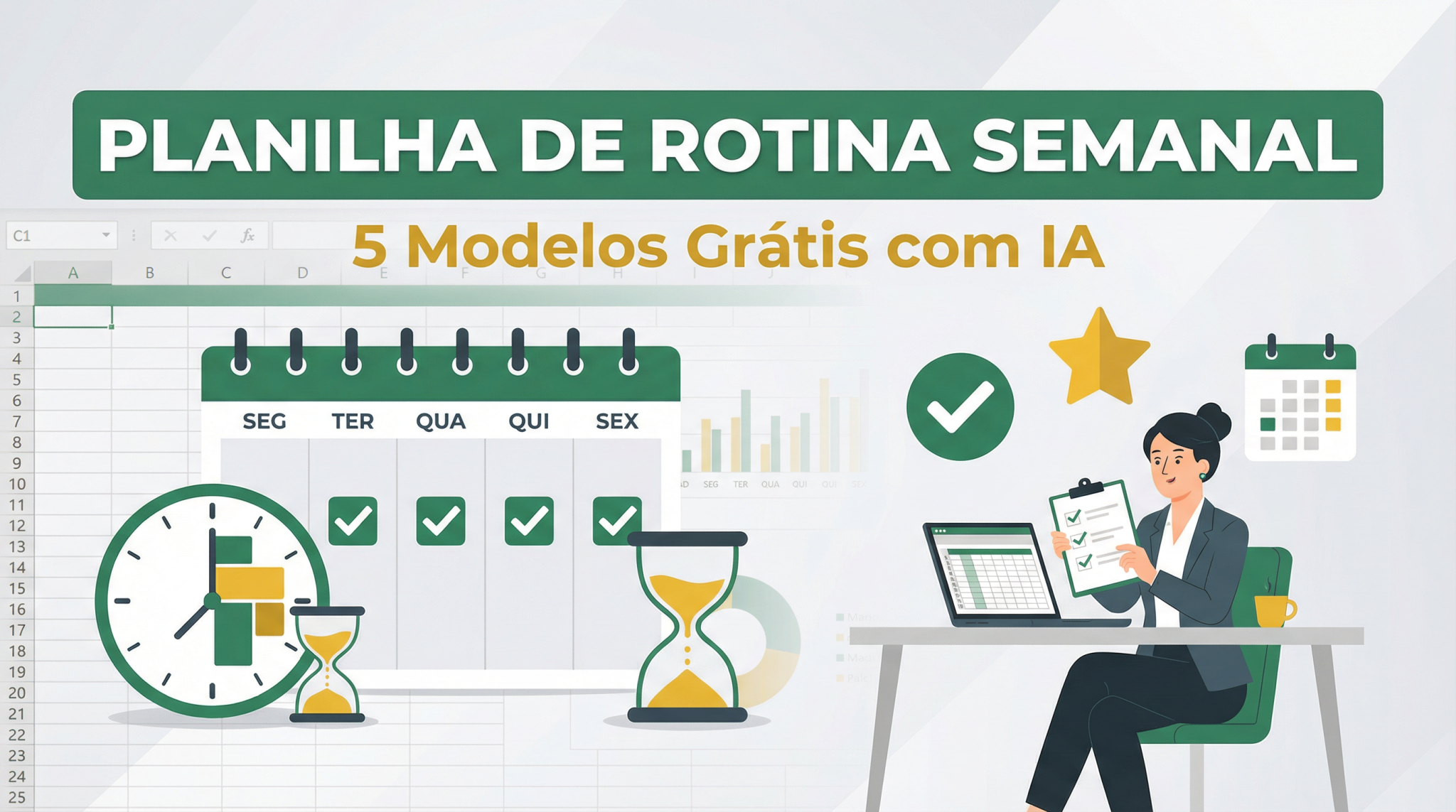 Planilha de Rotina Semanal: Crie 5 Planilhas com IA + Prompts Grátis ...