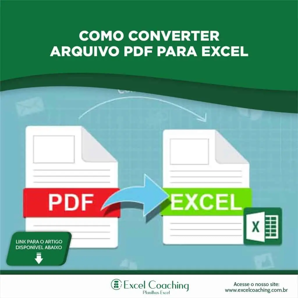 Transformar PDF em Excel