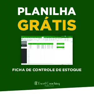 Planilha Grátis Ficha de Controle de Estoque Excel