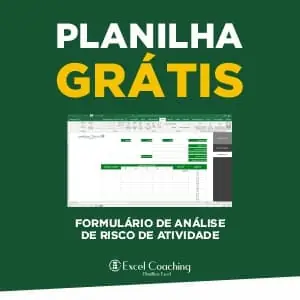 Planilha Grátis Formulário de Análise Risco de Atividade Excel