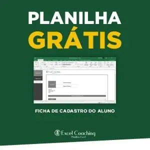 Planilha Grátis Ficha de Cadastro de Aluno