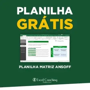 Planilha Matriz Ansoff Grátis em Excel