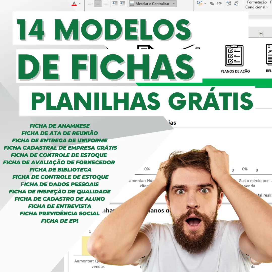 14 Modelos de Fichas para o Excel